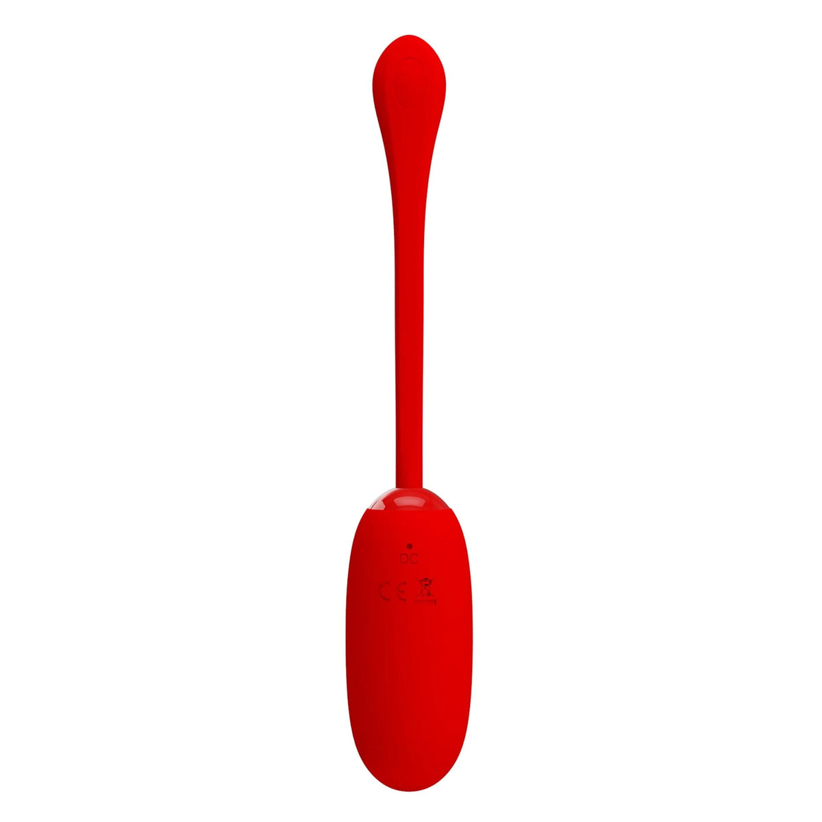 Ovetto vibrante Julius 12 funzioni – ricaricabile, rosso | Pretty Love