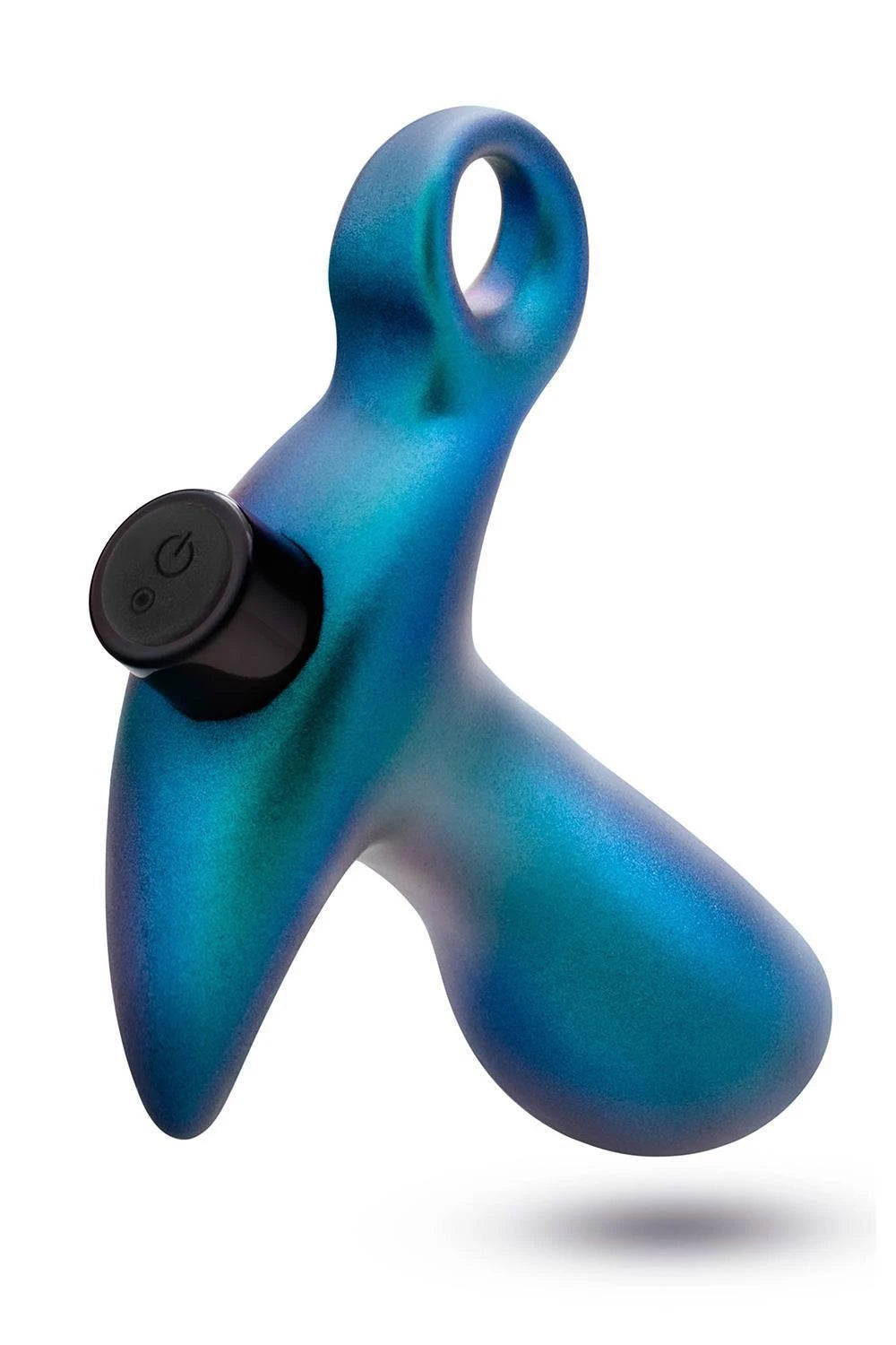 Plug anal Adventures Matrix Teleportation 10.8 cm – vibrador, recargable, azul | Blush
