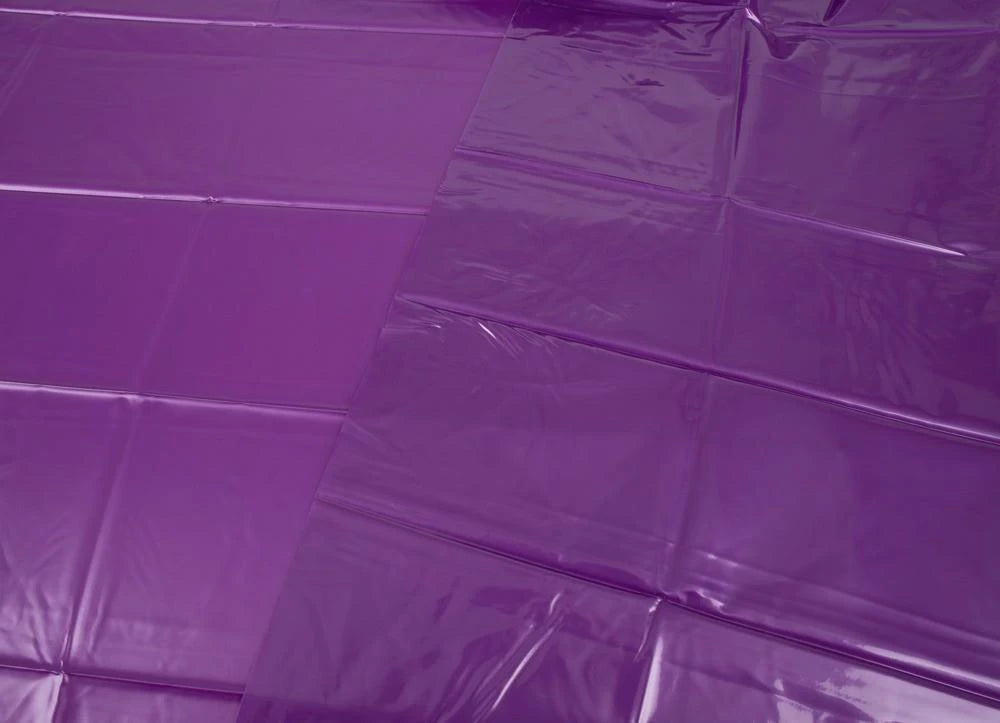 Accessorio BDSM Bed Sheet – wetlook, viola | fetish Collection