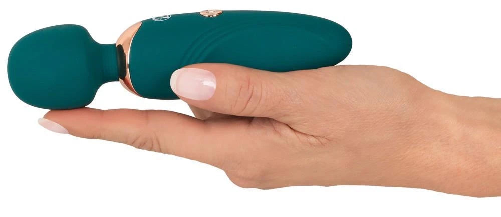 Masajeador wand Petite 10 funciones – recargable, verde