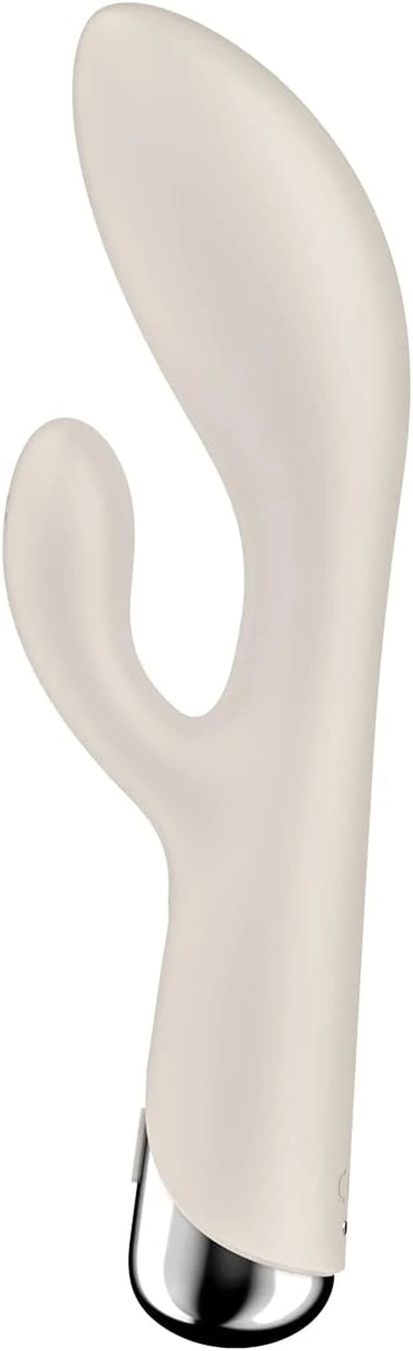 Vibrador rabbit Spinning 19.97 cm – recargable, blanco | Satisfyer
