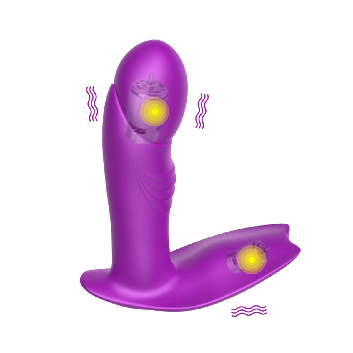 Stimulateur clitoridien Impact 7 fonctions – avec télécommande, rechargeable, violet | Favorites