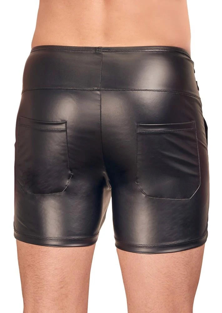 Boxer homme – à zip, taille haute, noir | NEK