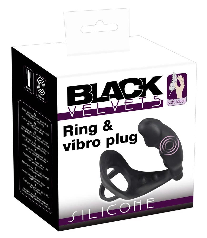Plug vibrant en silicone