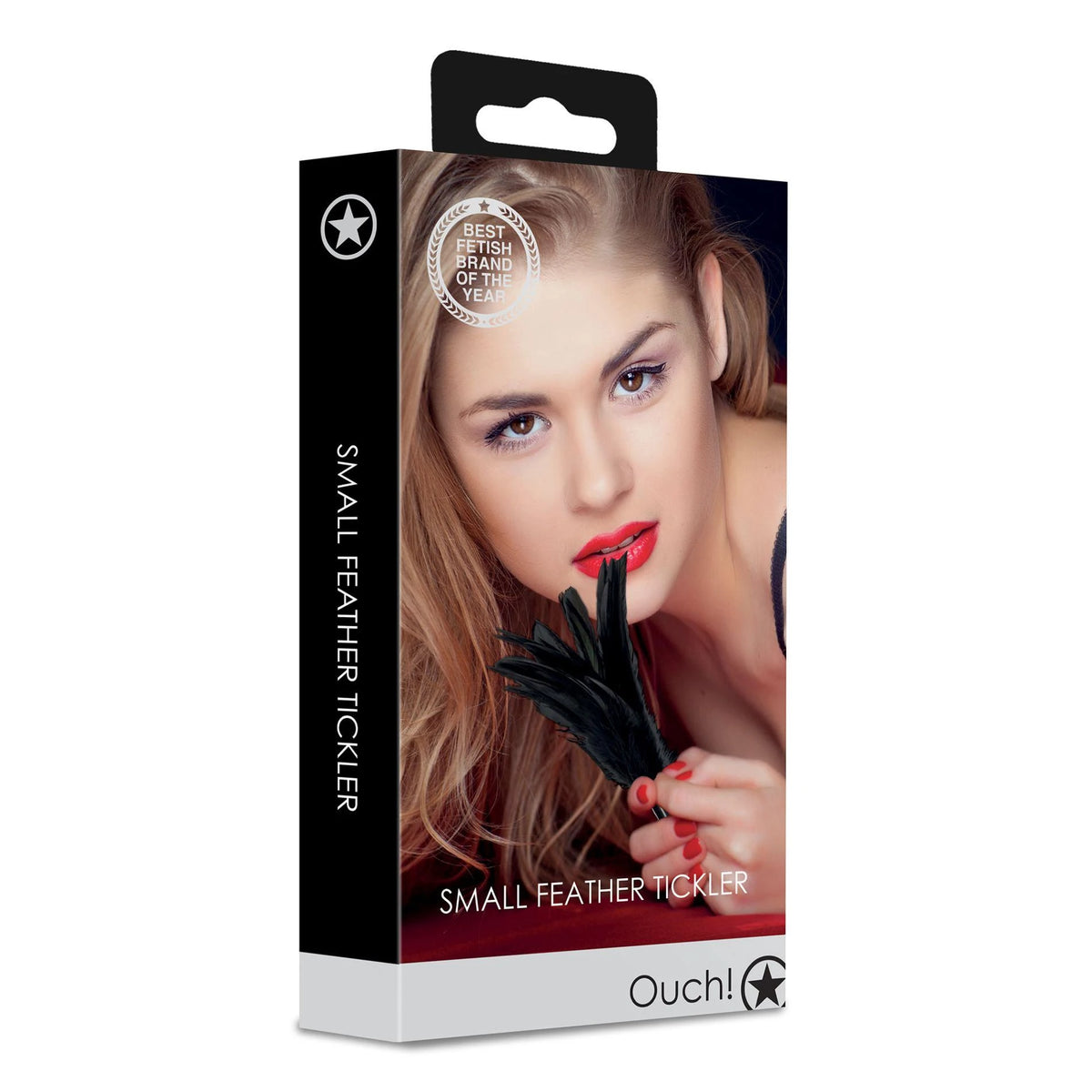 Frusta Feather Tickler – nera 14 cm | Ouch!