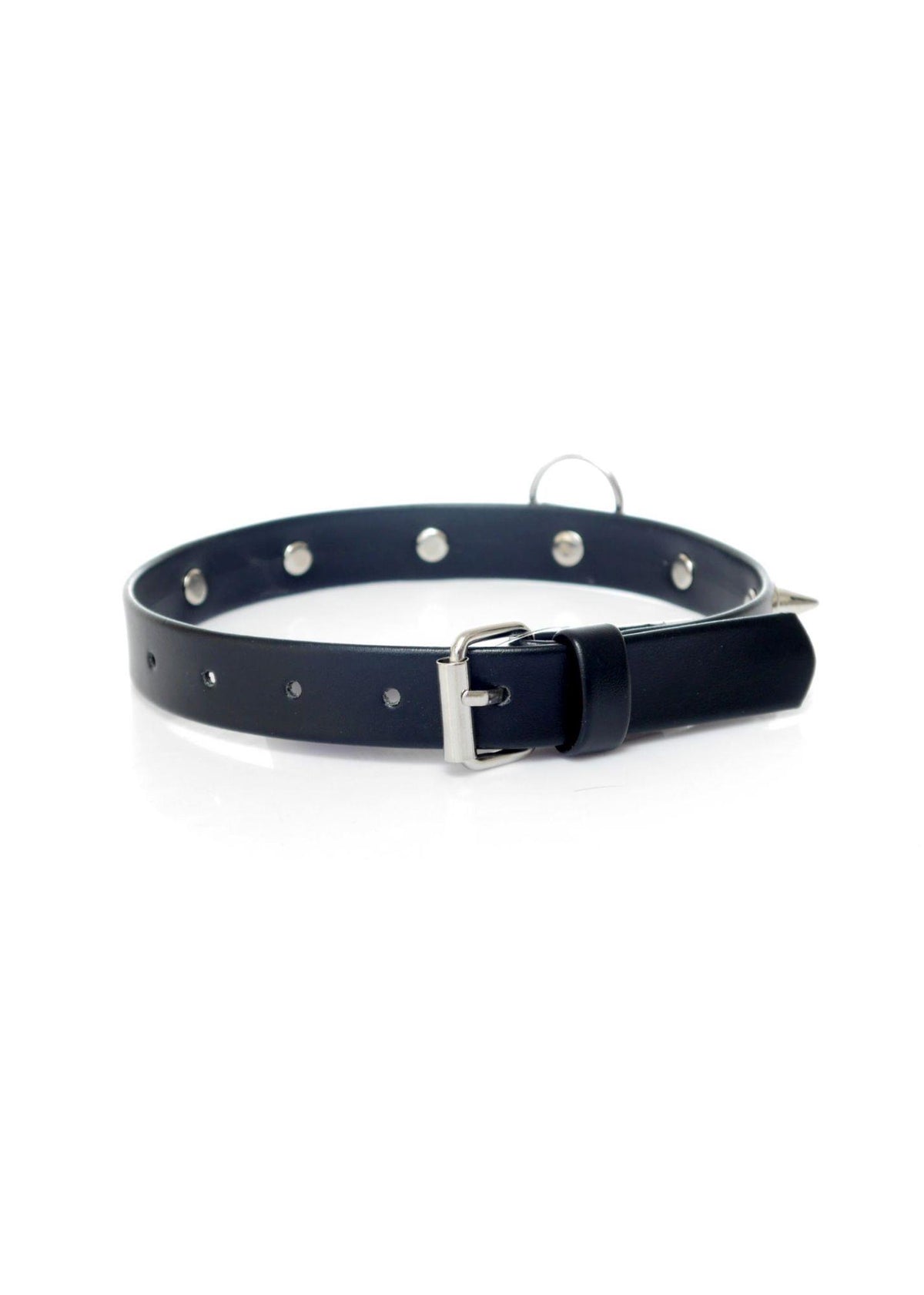 Amarra bondage Collar with studs – preta 42 cm | Favorites