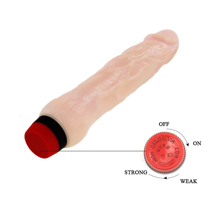 Consolador Rockin – vibrador, nude | Baile