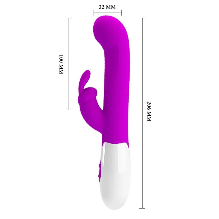 Vibromasseur rabbit Centaur 30 fonctions – fuchsia | Pretty Love