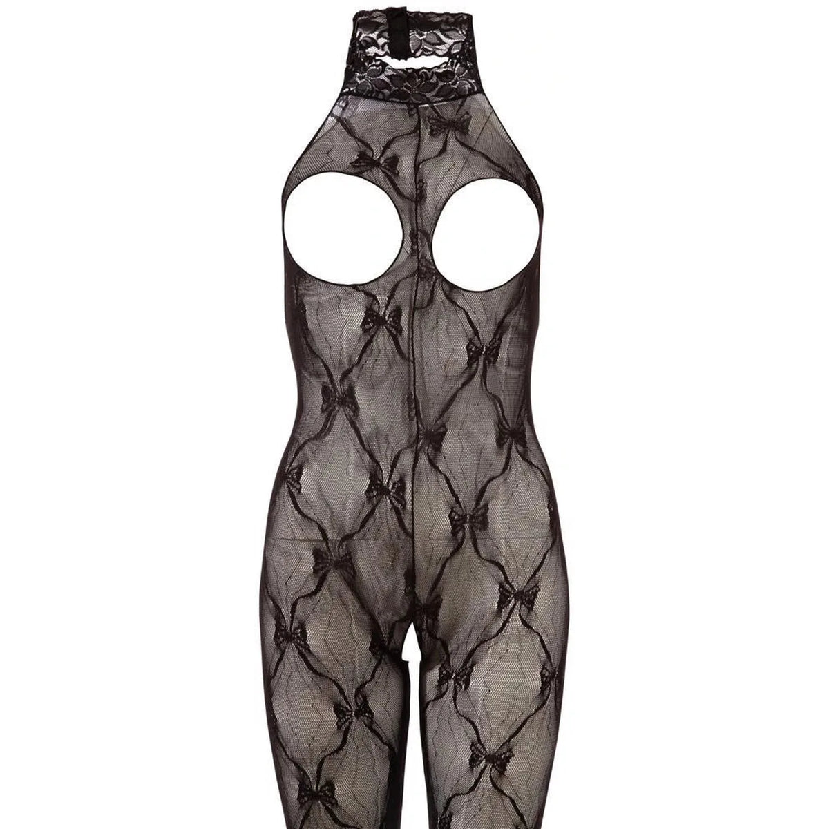 Catsuit – in pizzo, aperto, nero 25500321100 | NO:XQSE