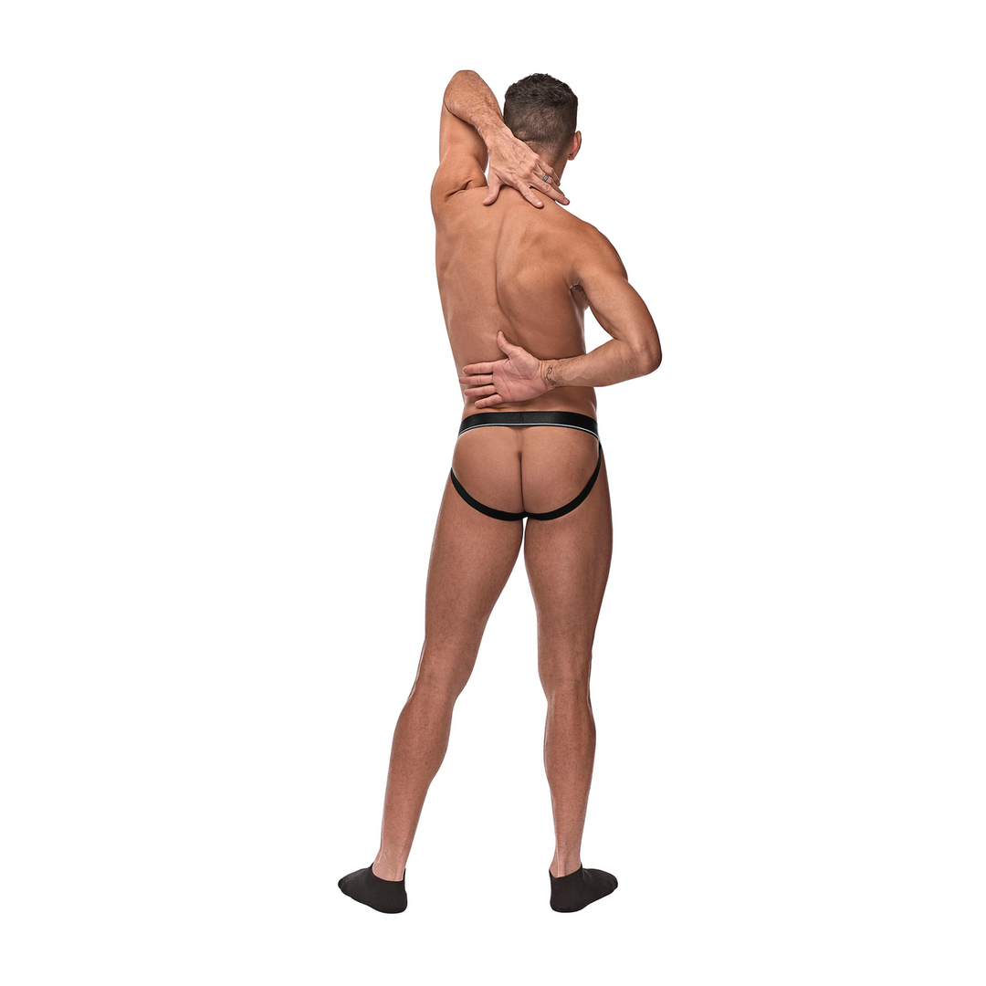 Jockstrap avec anneau pénien noir - L/XL - Bordeaux