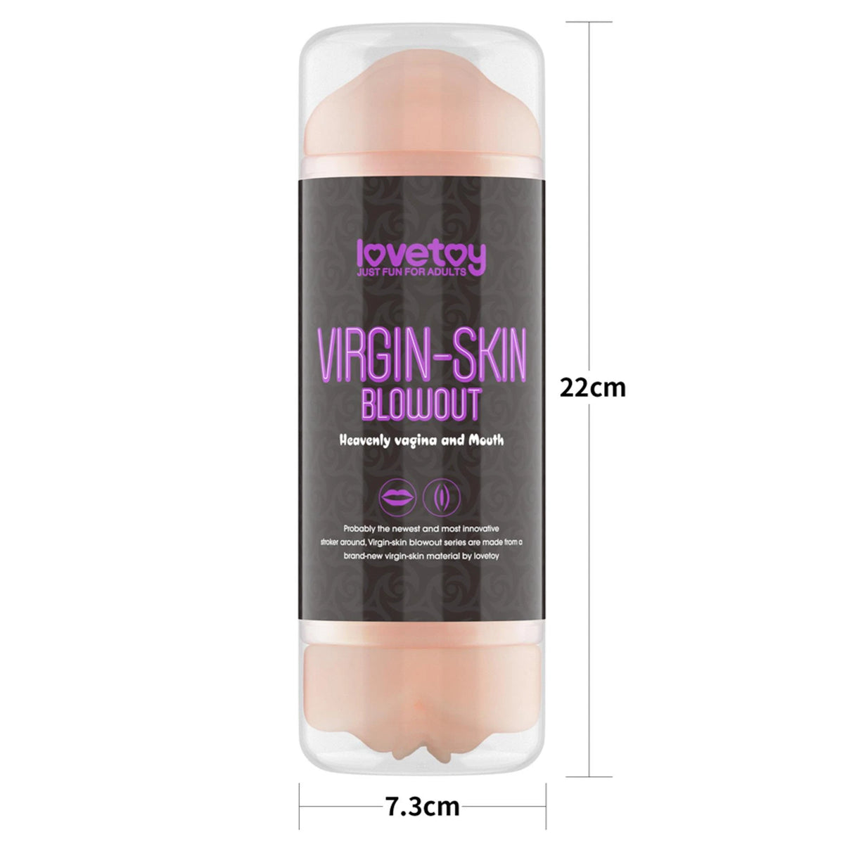 Maszturbátor Virgin Blowout Stroker 22 cm – vibrációs, testszínű 10-LV250015 | Lovetoy
