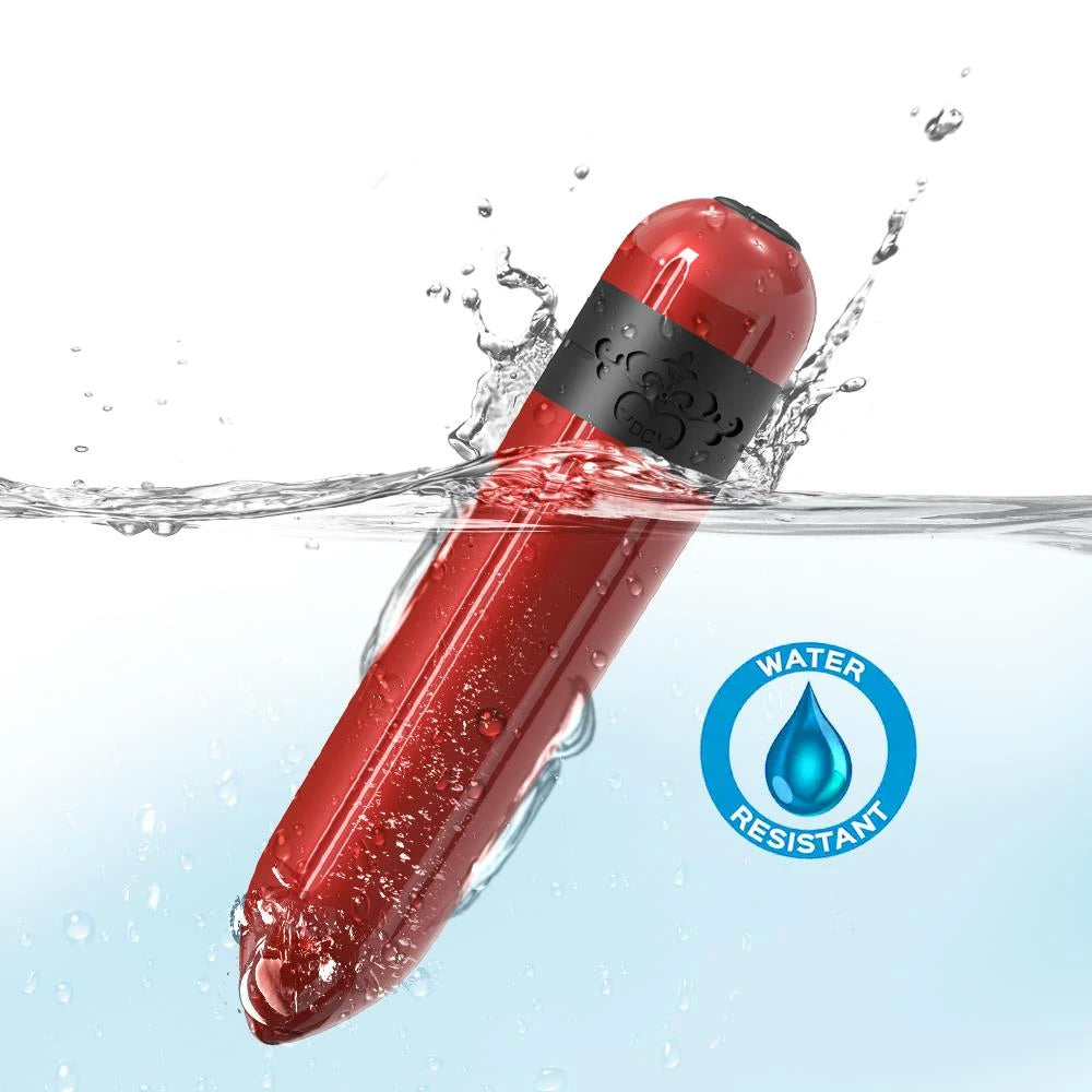 Mini vibratore Rocket 9 funzioni – ricaricabile, rosso | Favorites