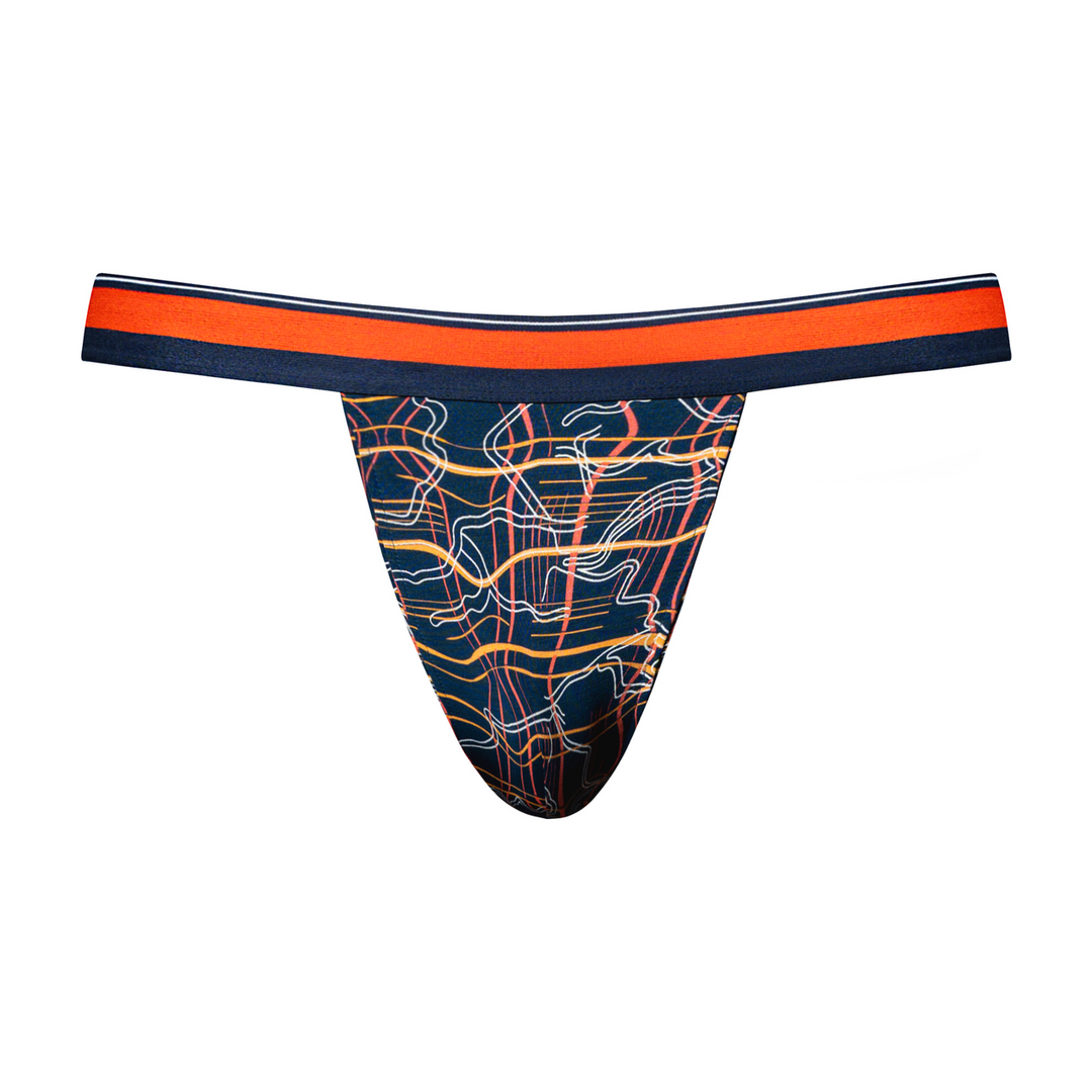 Tanga de homem Jock Marble – azul 349299NOLX | Male Power