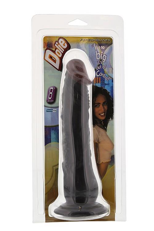 Dildo realistico Personalities Dolie 8 – con ventosa, nero | NMC