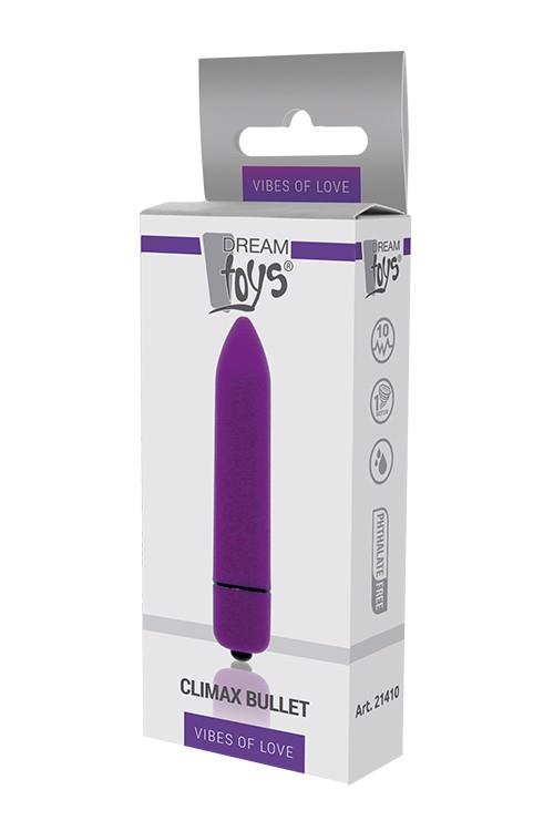 Vibratore bullet Climax 10 funzioni – viola | Dream Toys
