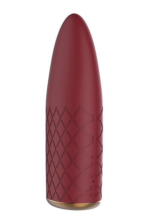 Classic vibrator Romance Marly 3 speeds – rechargeable, burgundy | Dream Toys