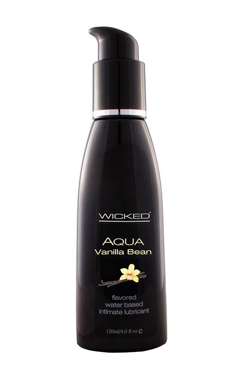 Lubricant Aqua Vanilla Bean Flavored 120 ml | Wicked