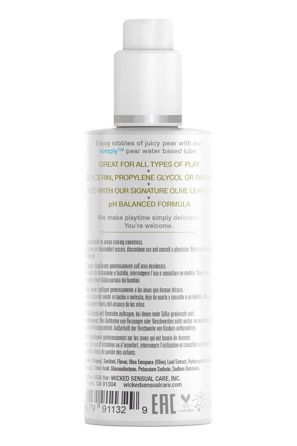 Lubrifiant Simply Pear 70 ml – aromatisé | Wicked