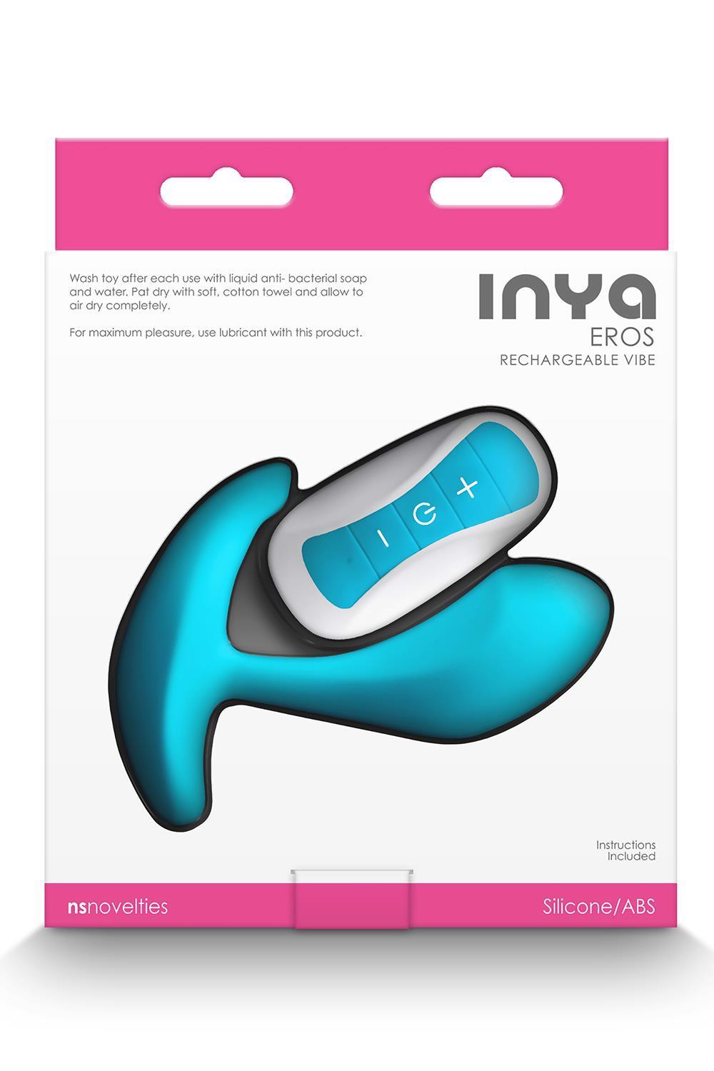 Vibratore punto G Inya Eros – con telecomando, blu | NS Novelties