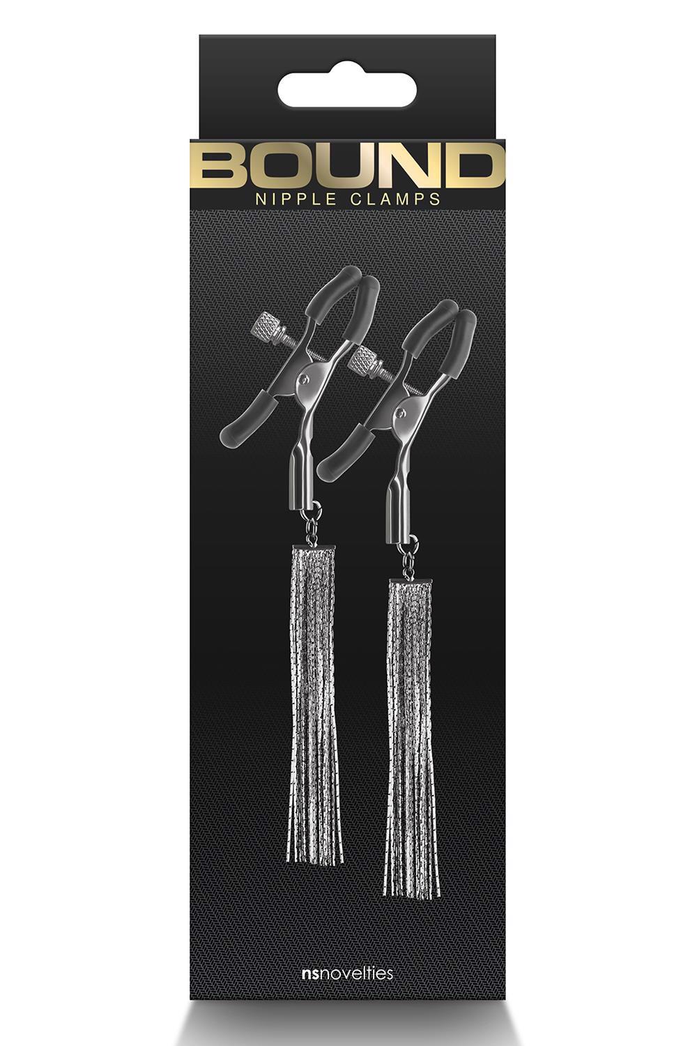 Nippelklemmen Bound Clamps D2 Gunmetal | NS Novelties