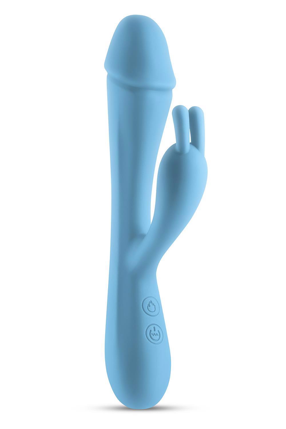 Vibratore rabbit Obsessions Scarlett – azzurro | NS Novelties