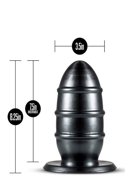 Plug anal JET FUC – negro | Blush