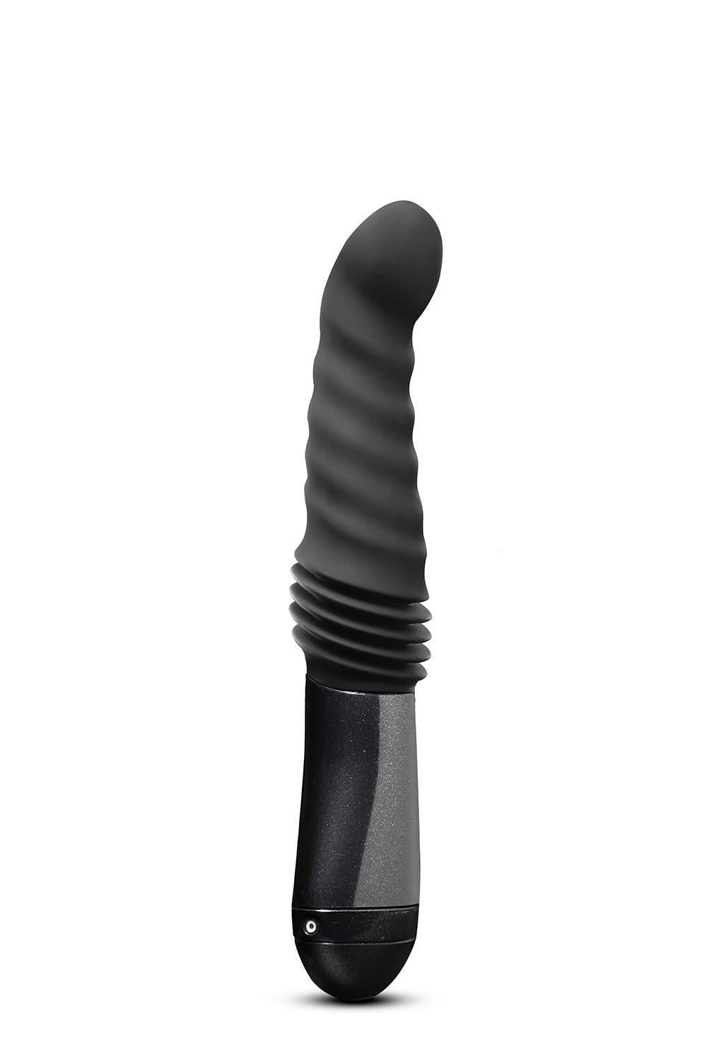 Dildo Temptasia Lazarus 25.4 cm – vibrante, a spinta, nero | Blush