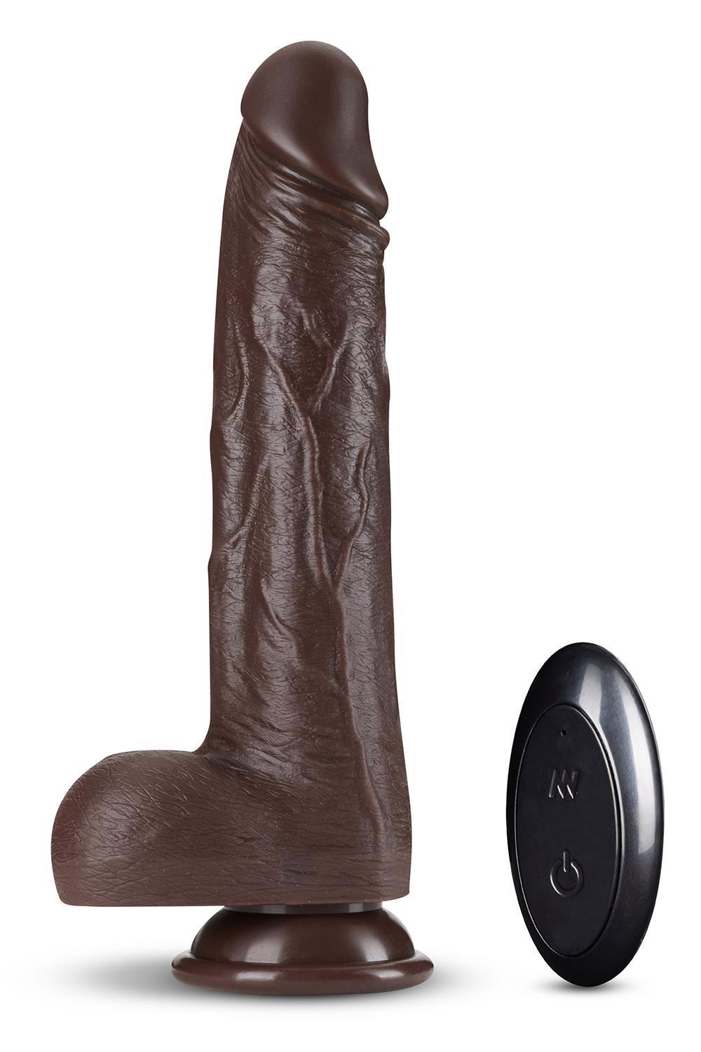 Gode DR DR Murphy 8Â 50 fonctions – avec télécommande, rechargeable, marron | Blush