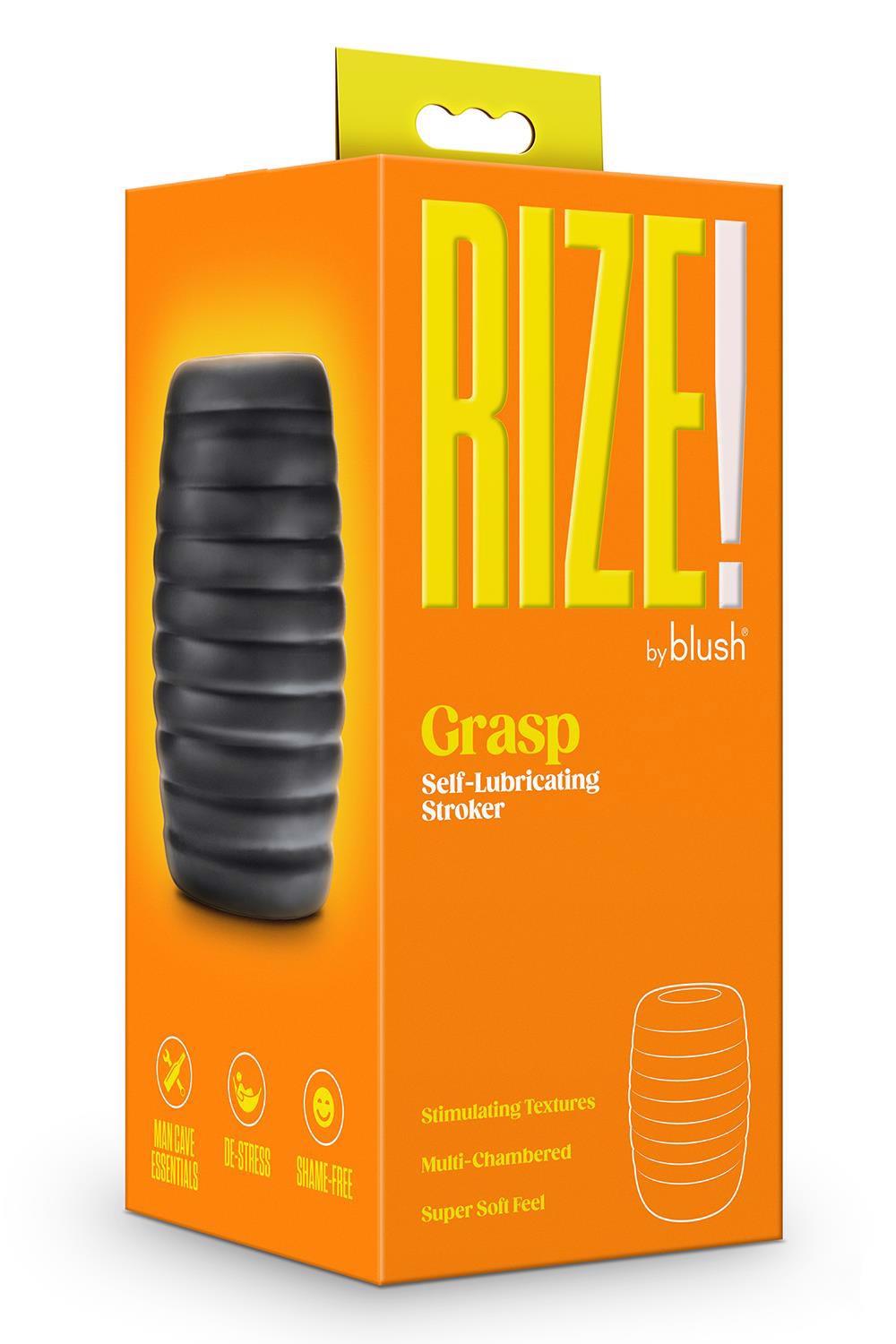 Maszturbátor Lubricating Stroker 10.2 cm – fekete | Blush