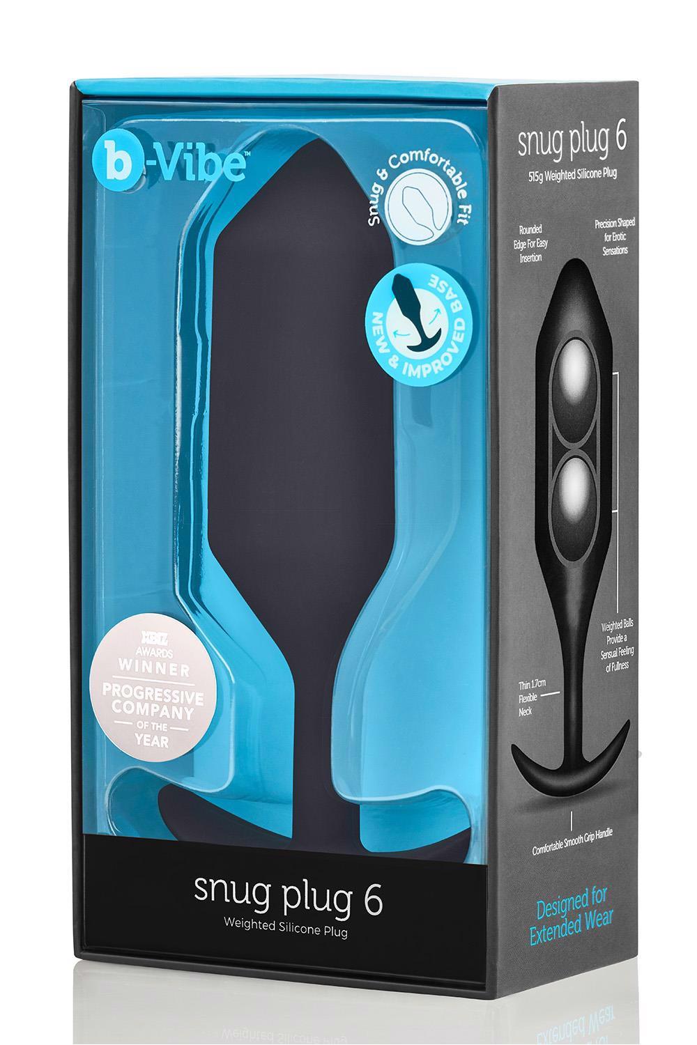 Plug anale Snug 16 cm – nero | b-Vibe
