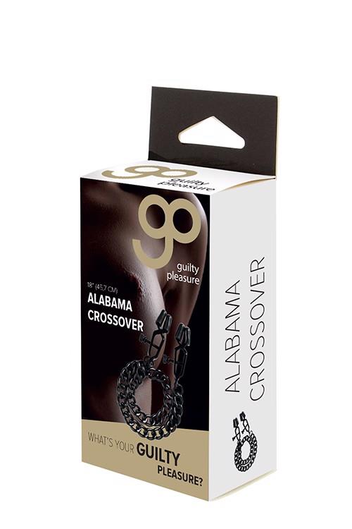 Pinze per capezzoli GP Alabama Crossover Clamps | Guilty Pleasure BDSM