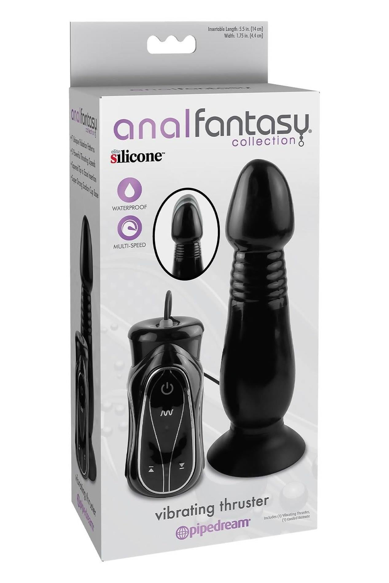COLLECTION ANAL FANTASY PROPULSEUR VIBRANT NOIR