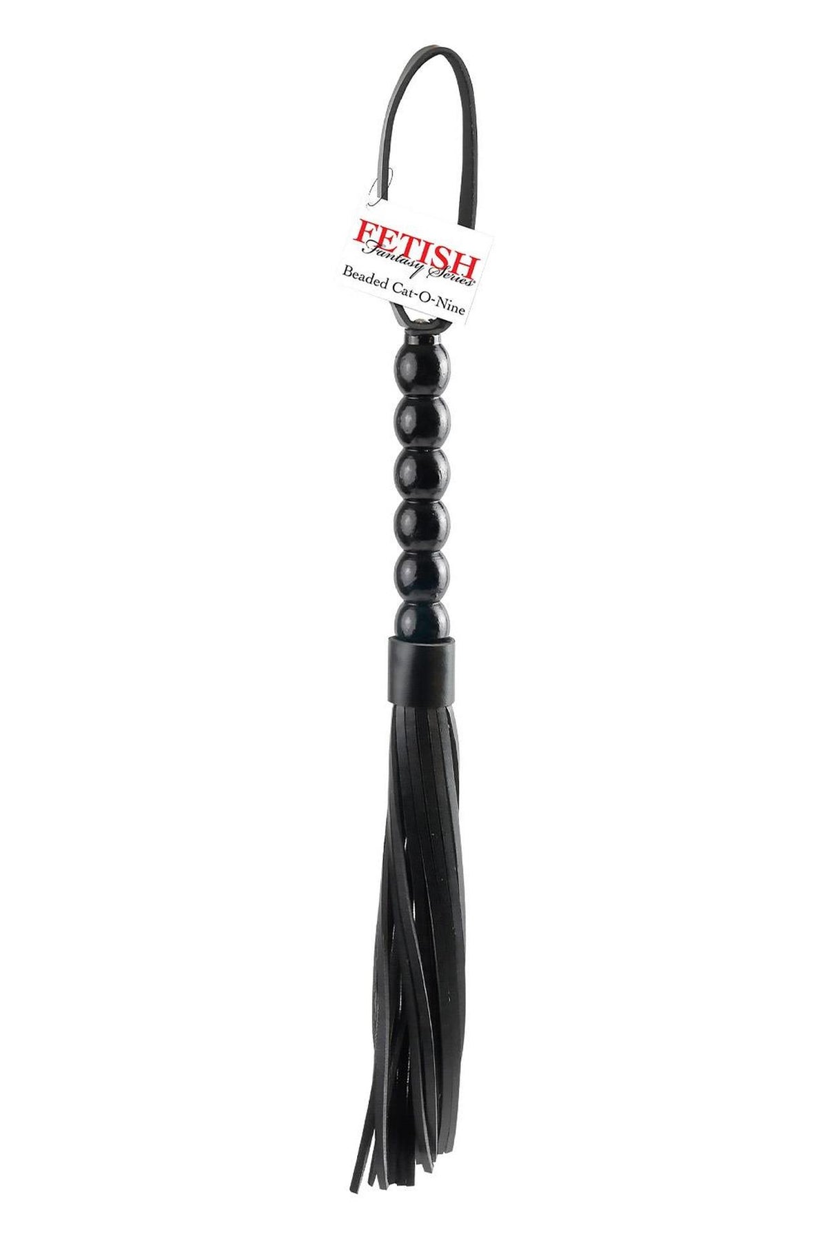 Látigo Beaded Cat Nine Tails – negro | Fetish Fantasy Series