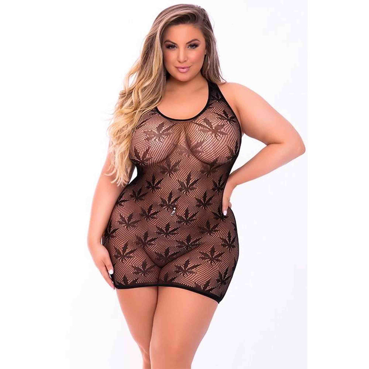 Vestito Festival Flirt – taglie forti, nero | Pink Lipstick Lingerie