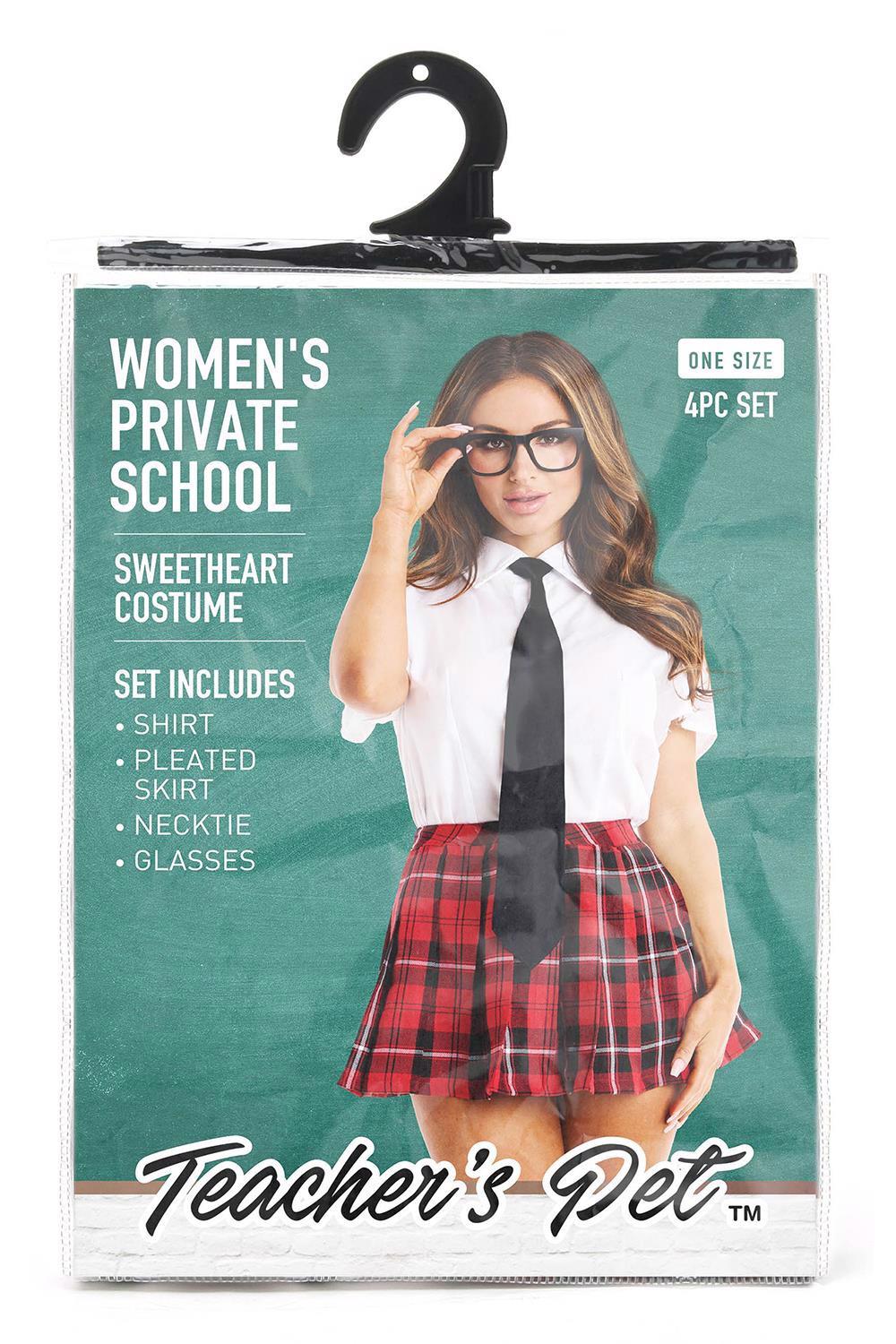 Costume Teacher PET Women'S Private 4 pezzi