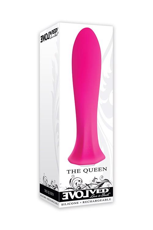 Vibratore classico Queen – ricaricabile, rosa | Evolved
