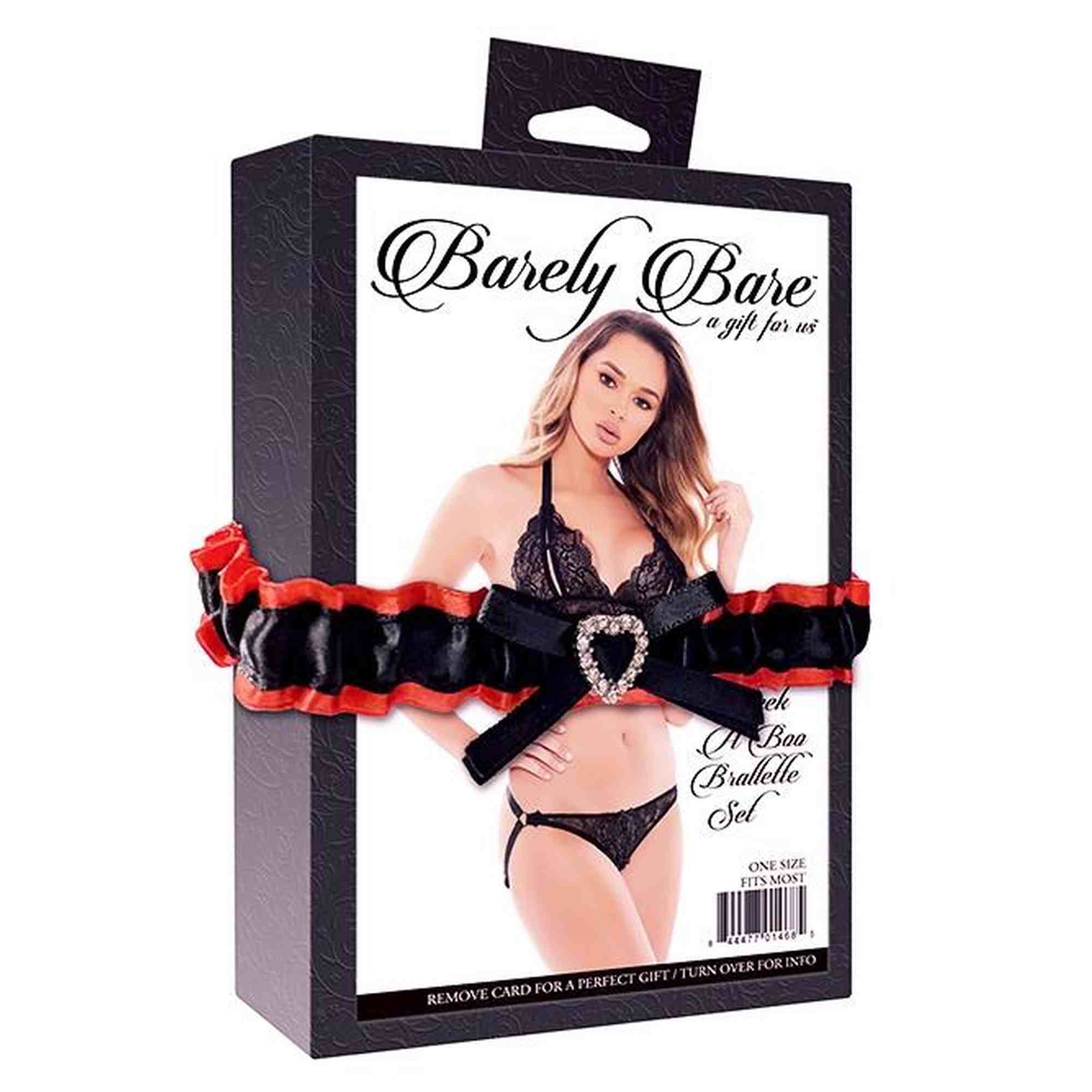 ENSEMBLE BRASSIÈRE PEEK A BOO À FAIBLE COUVERTURE