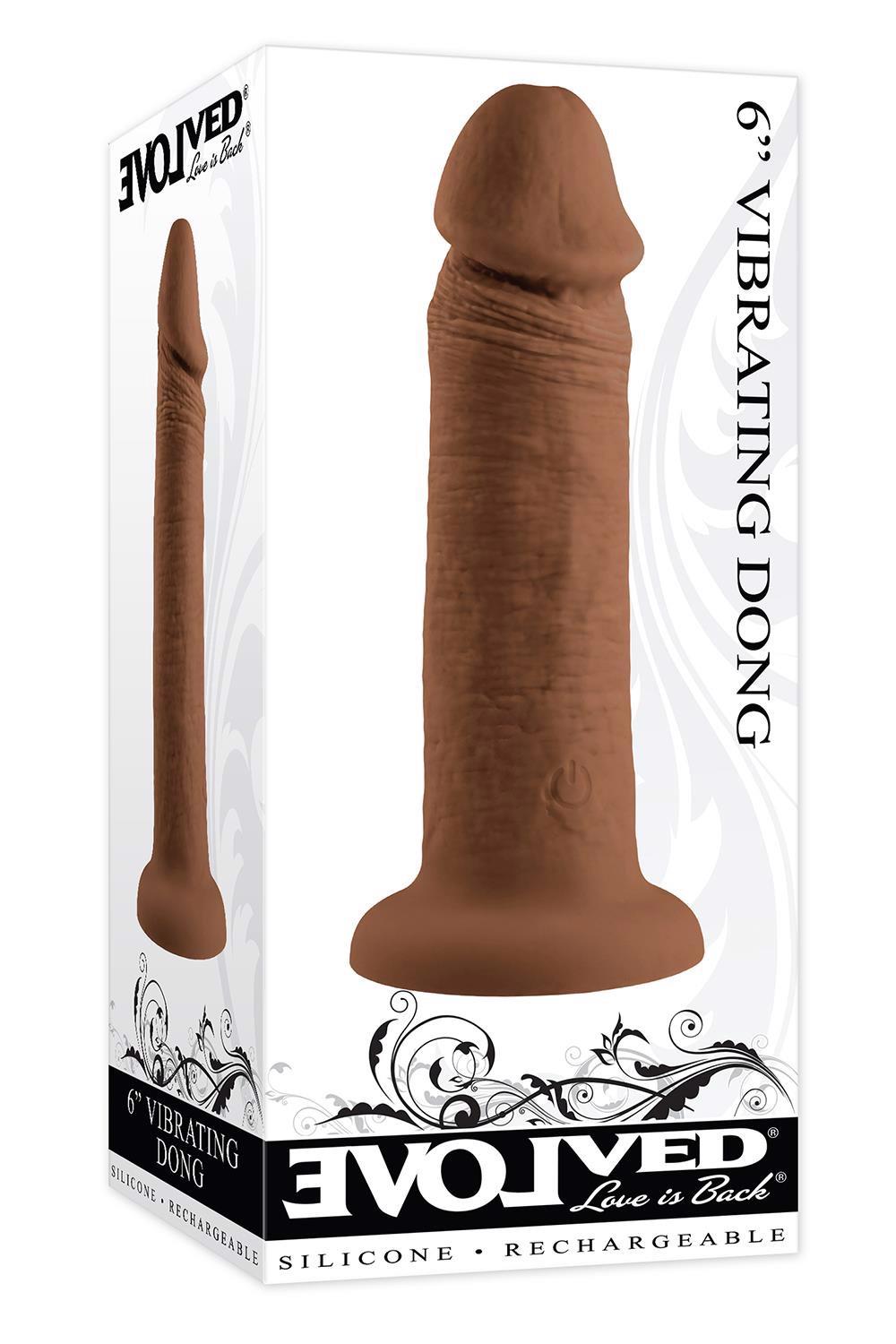 Vibratore realistico 10 velocità – con ventosa, nude | Evolved