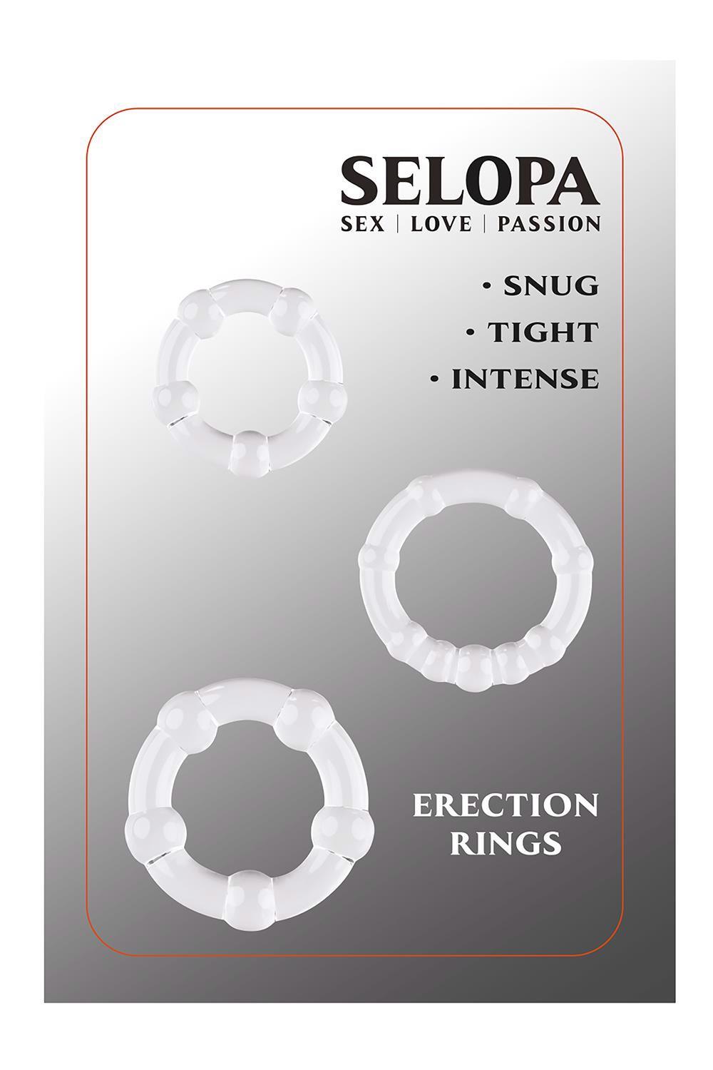 Anel peniano Erection 3 funções | Selopa