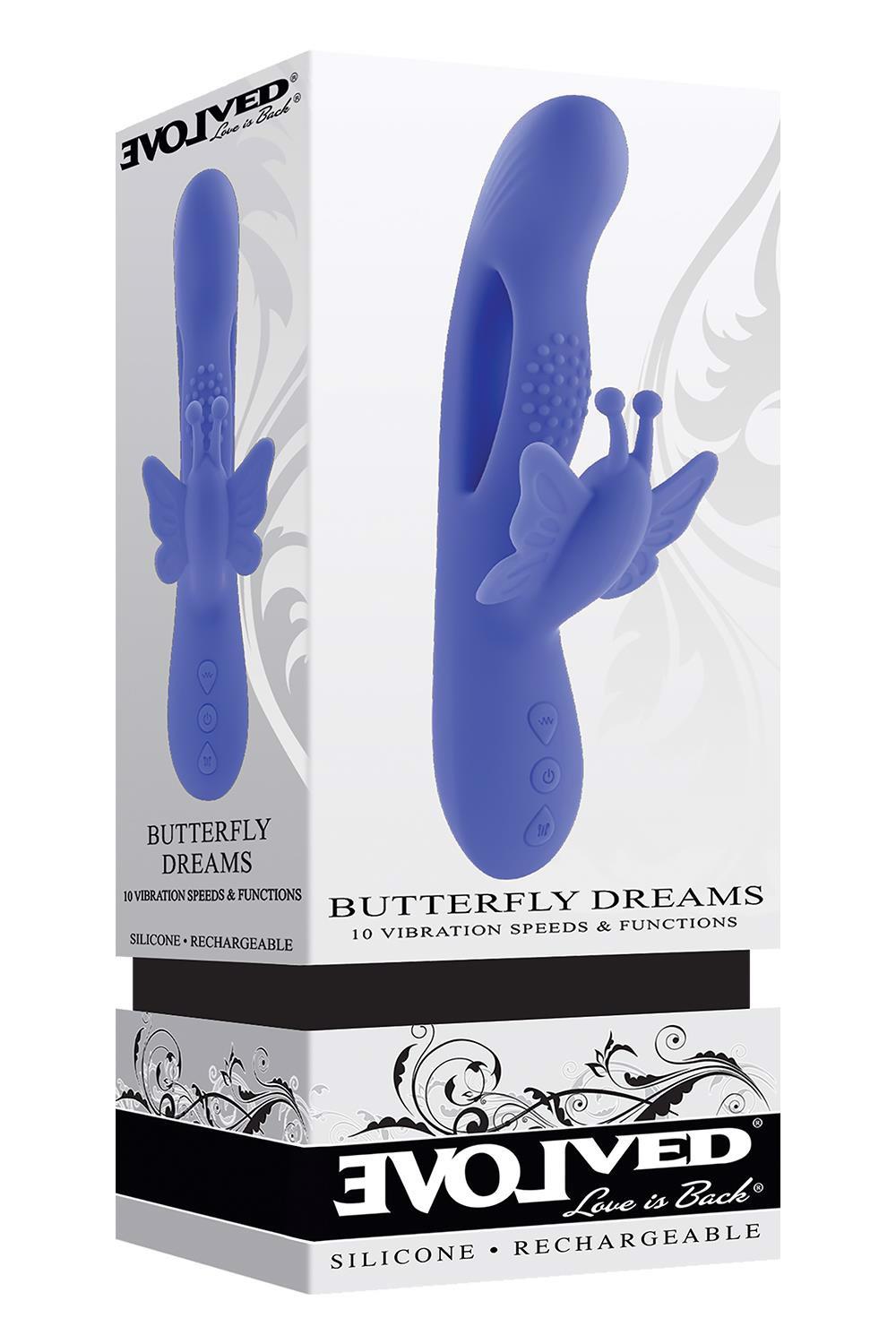Vibratore punto G Butterfly Dreams 14 cm – ricaricabile | Evolved