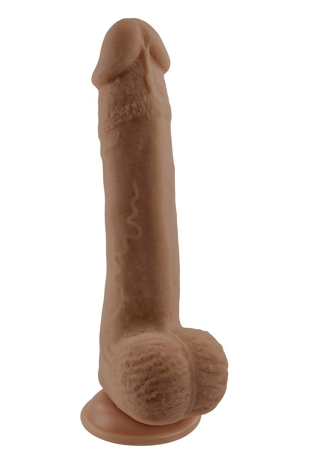 SELOPA GODEMICHET FLEXSKIN 17 CM TOUCHER NATUREL COULEUR FONCÉE