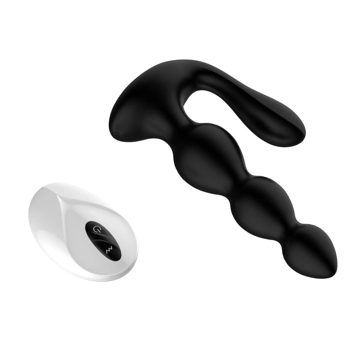 Plug anal RemoteSilicone AnalBeads – vibratório, com controlo remoto, preto | Favorites
