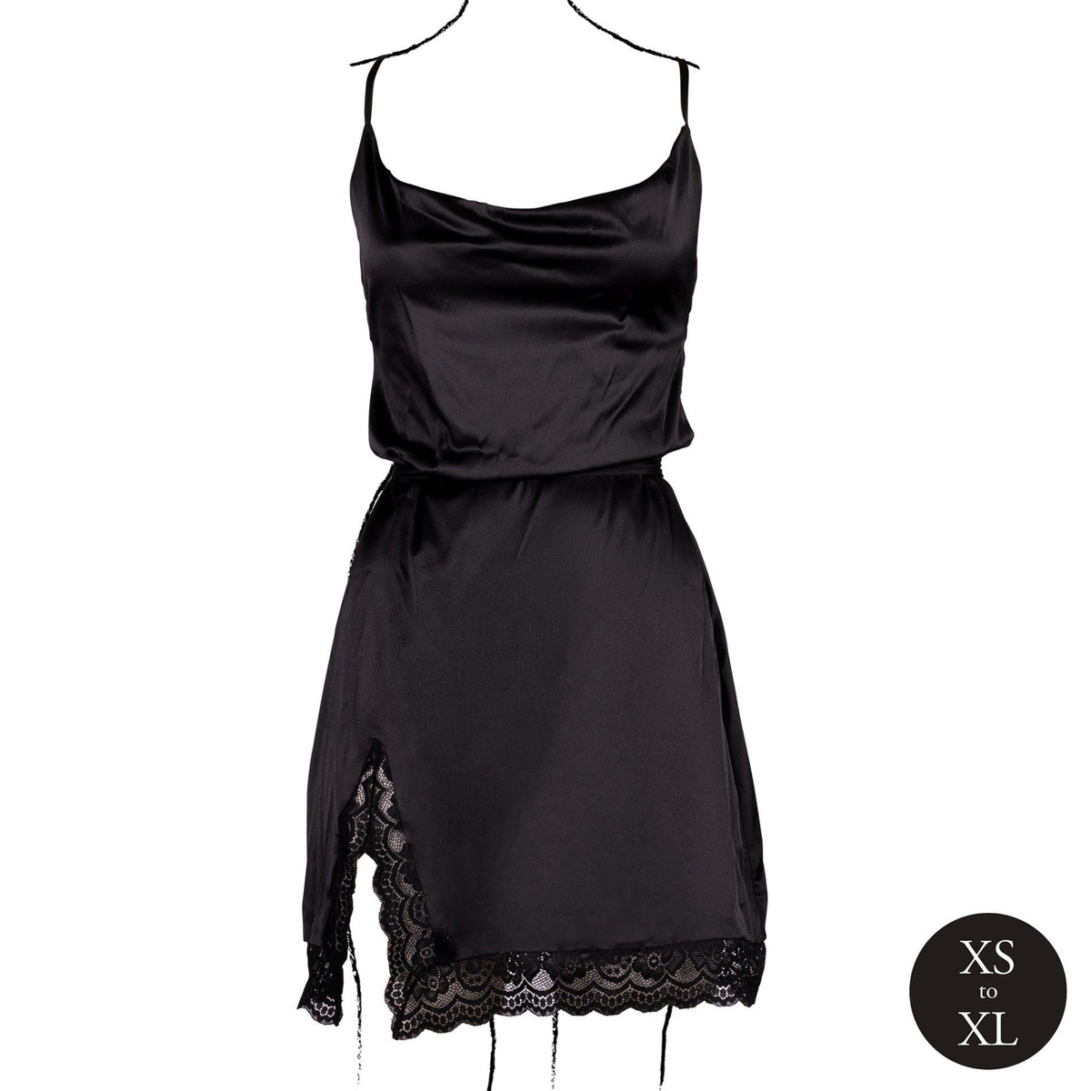 Vestido Silk Criss Cross Details and – preto | Le Désir