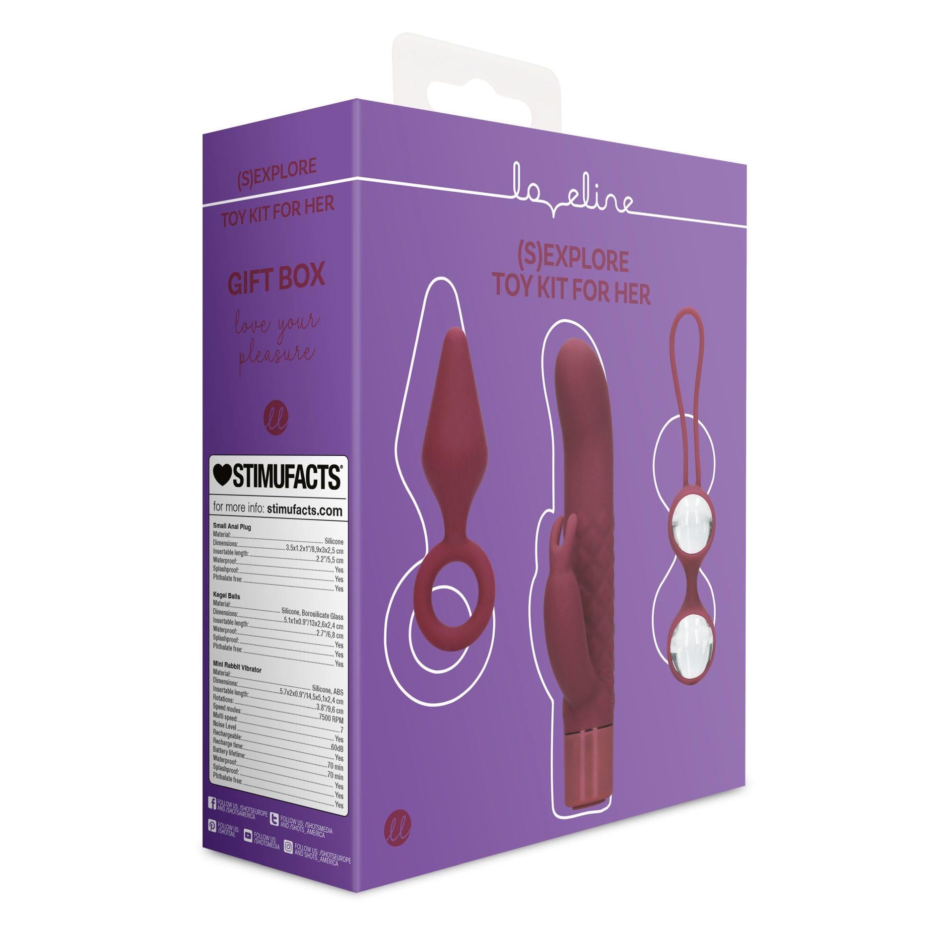 (S)explore - Kit de Jouets pour Elle - Cerise Noire