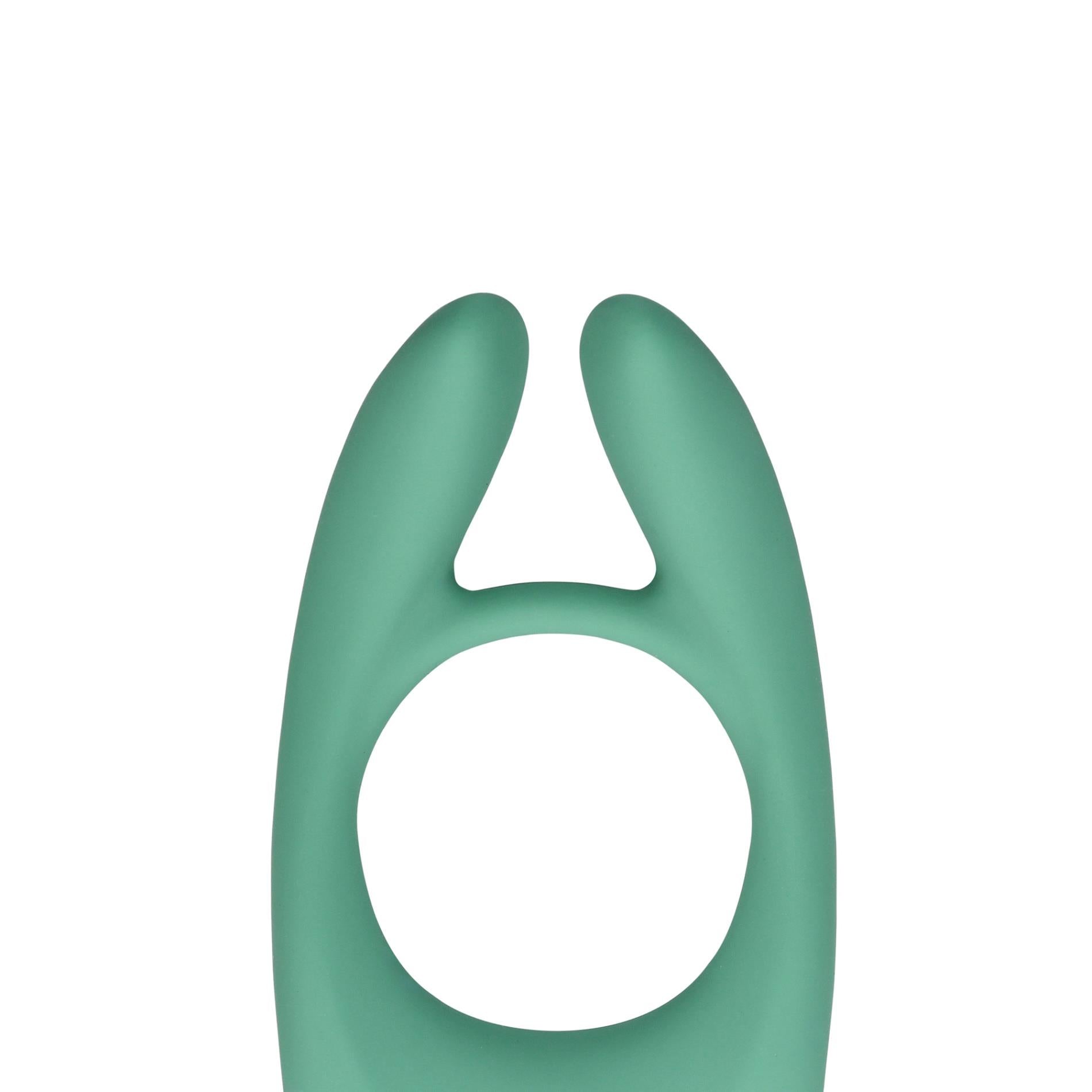 Ultra Soft Silicone Pointed Cock Ring - Blue Grass