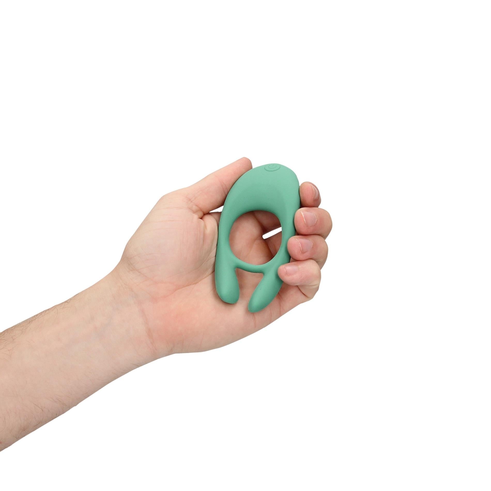 Ultra Soft Silicone Pointed Cock Ring - Blue Grass