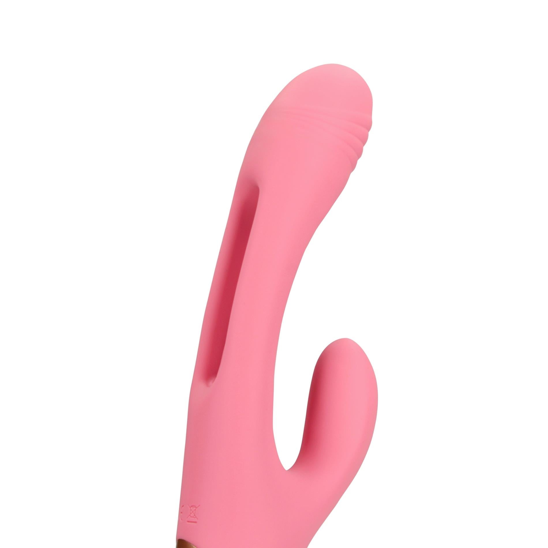 Flapping G-Spot Rabbit Vibrator - Pink Arabesque
