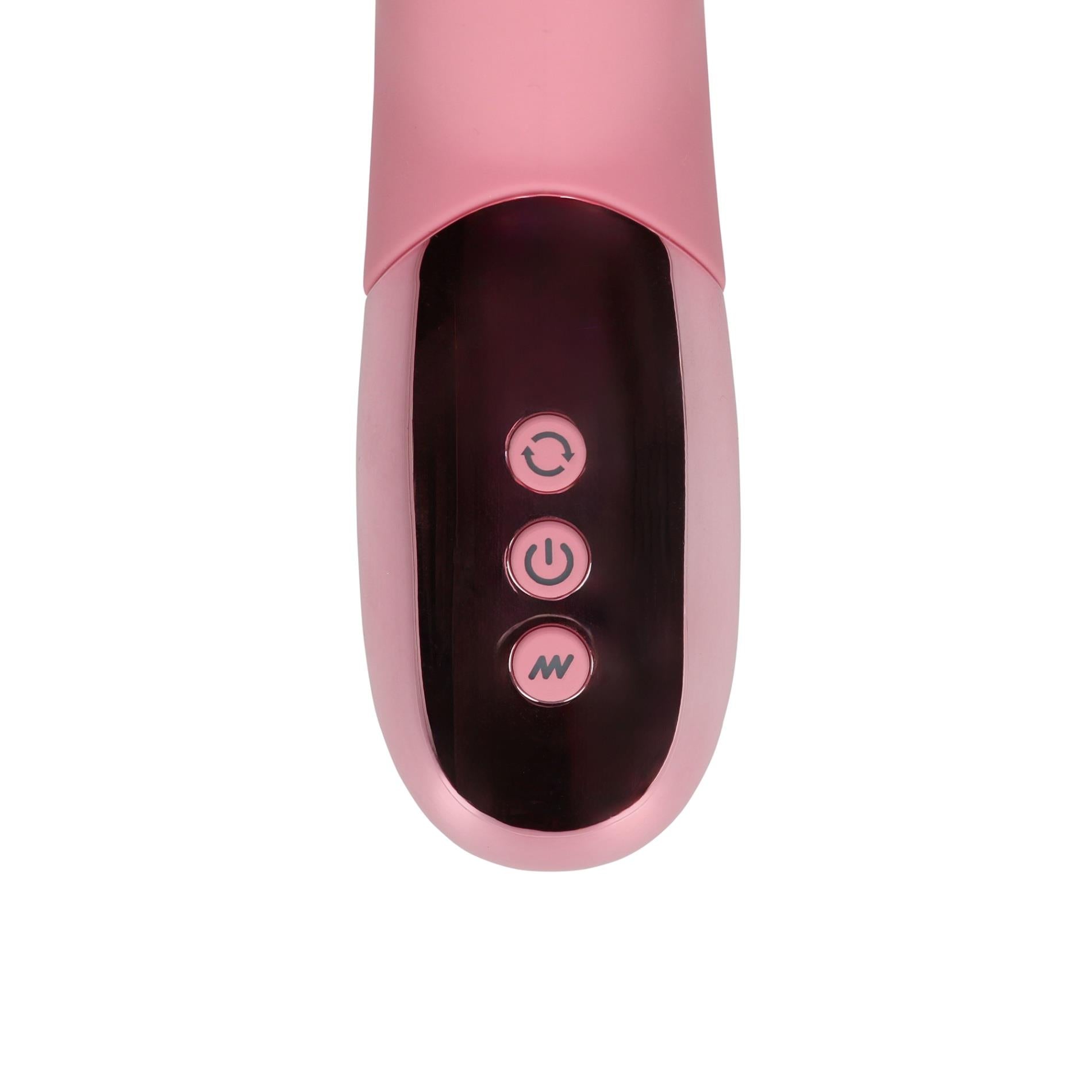 Rotating Beads Rabbit Vibrator - Pink Arabesque