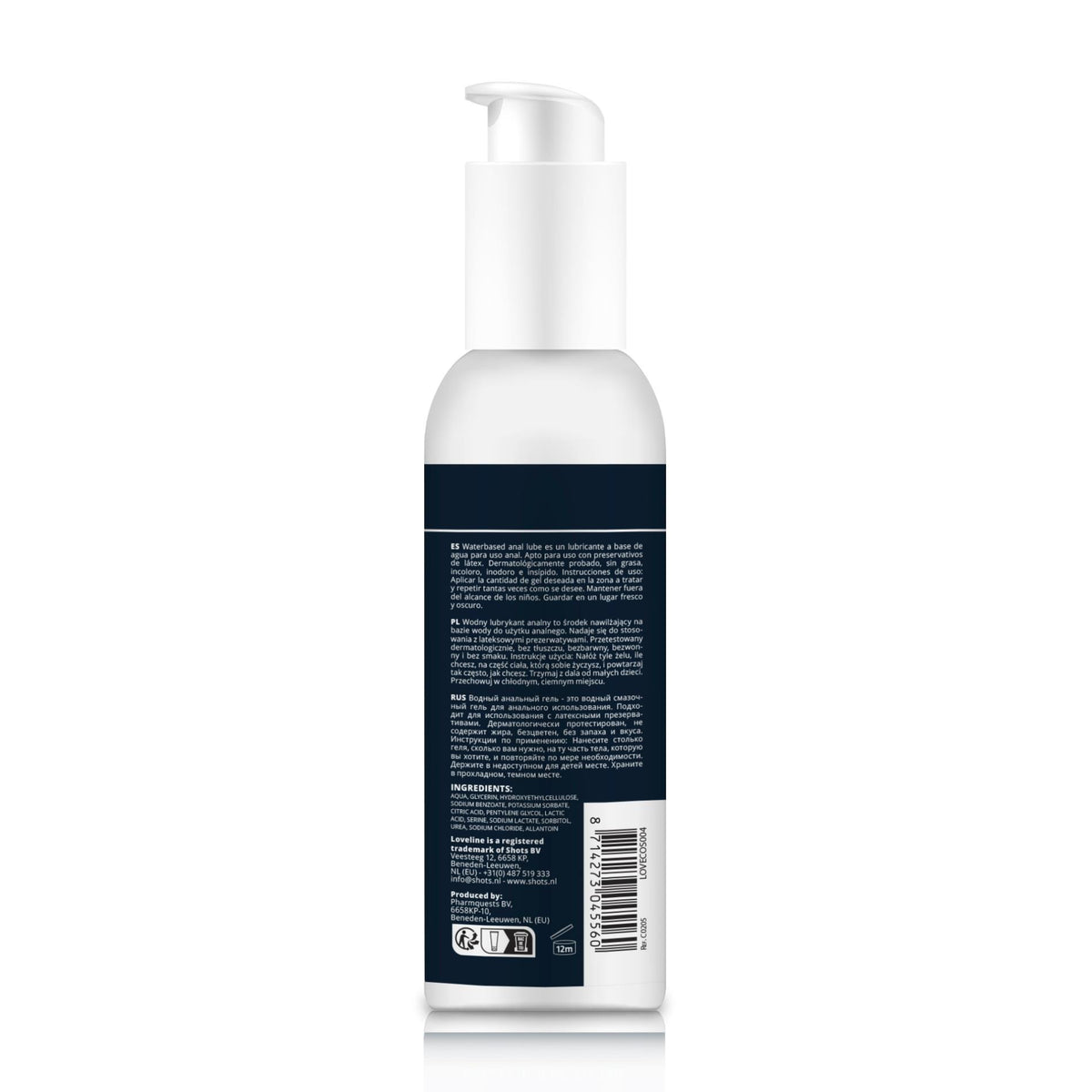 Gleitmittel 150 ml – anal | Loveline - Pharmaceutics