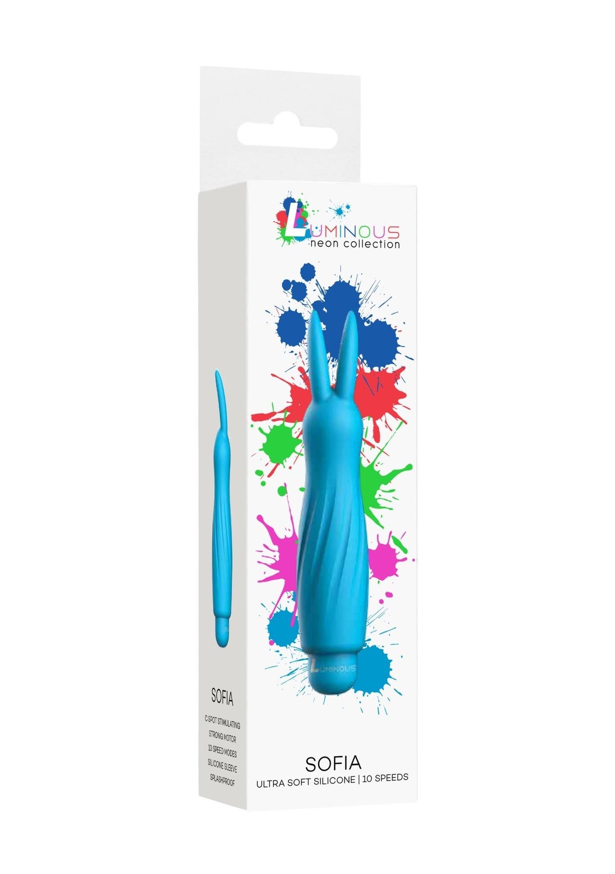 Vibrador bullet Sofia Turqiose 10 velocidades – turquesa | Luminous